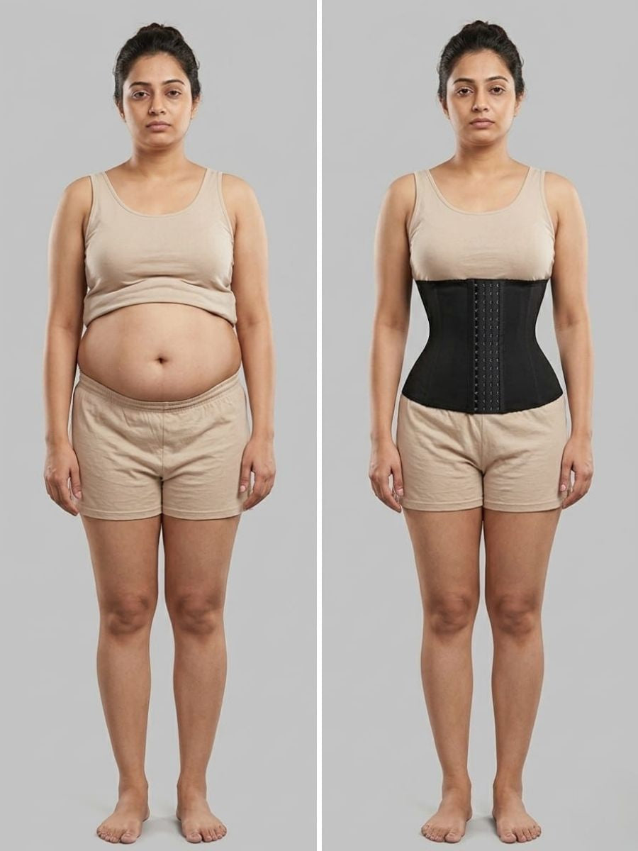 Waist Trainer Belt for Women Tummy Control With FREE Body confidence kit