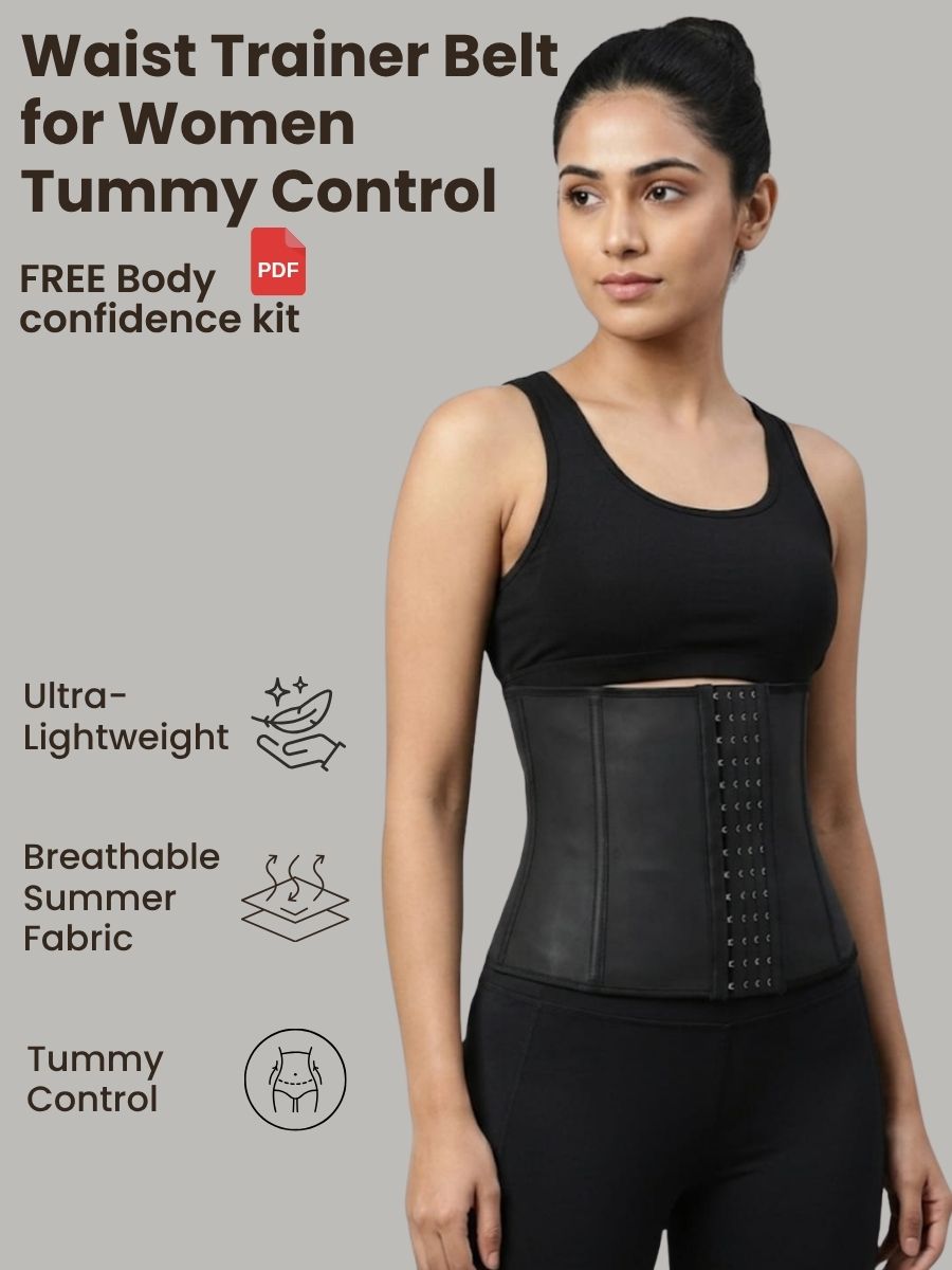 Waist Trainer Belt for Women Tummy Control With FREE Body confidence kit