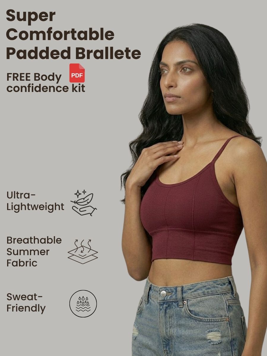 Super Comfortable Padded Brallete with FREE Body confidence kit