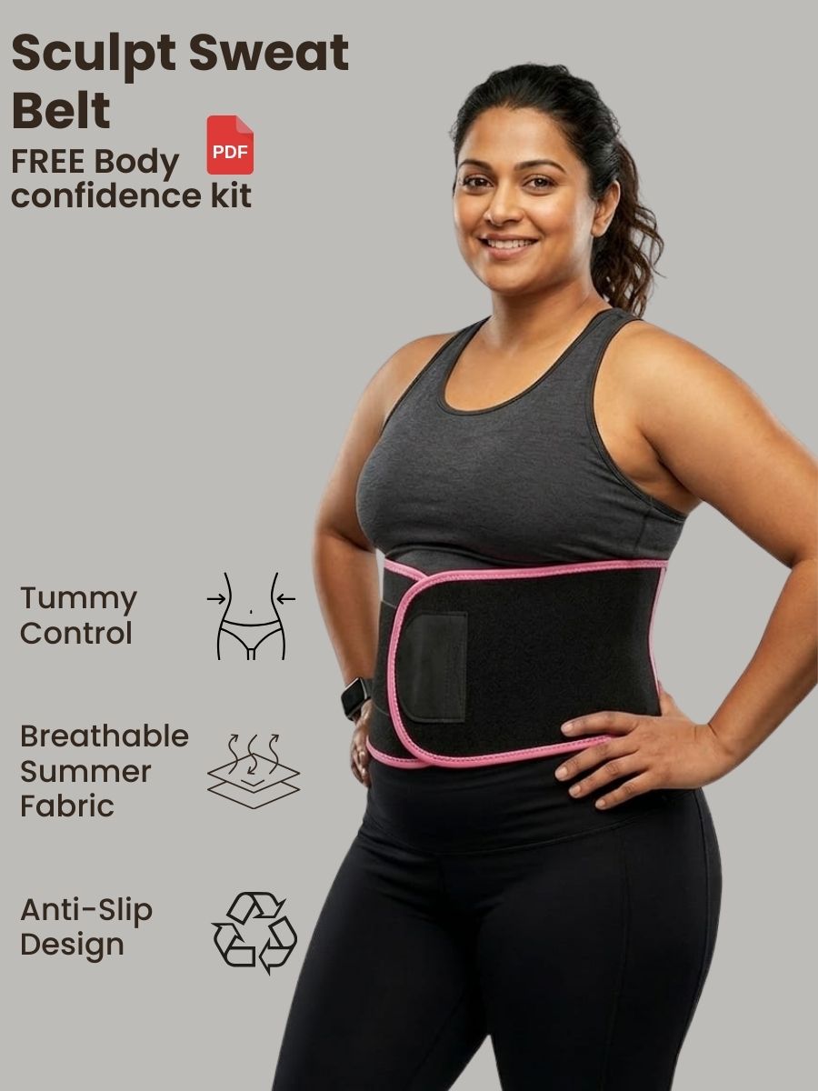 Unisex Slimming Sweat Belt With FREE Body Confidence Kit : Get Slim this Summer