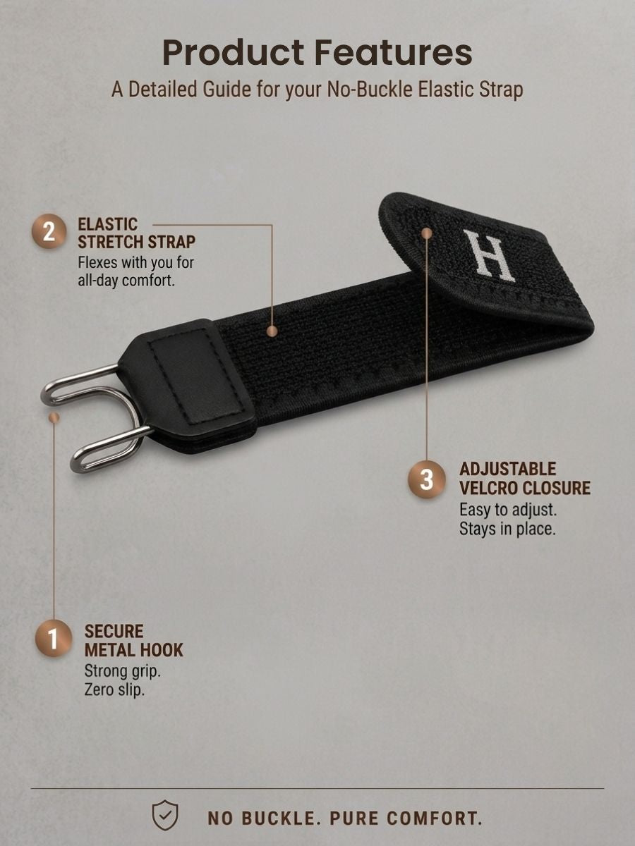Unisex Buckle Less Belt Hook With FREE Body Confidence kit