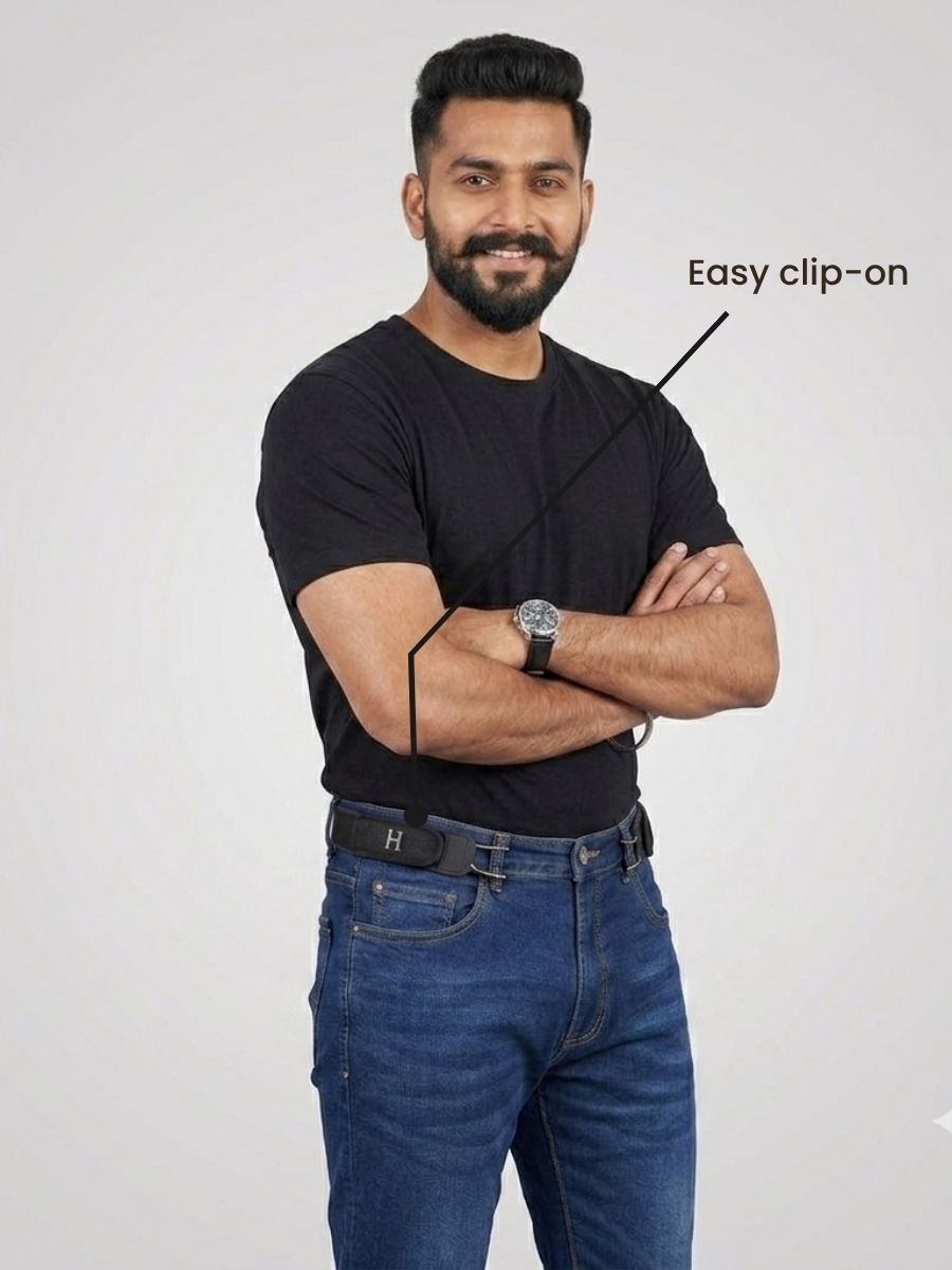 Unisex Buckle Less Belt Hook With FREE Body Confidence kit