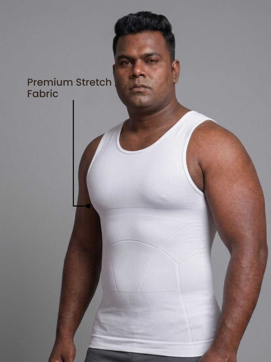 Compression Vest For Men PACK OF 2 With FREE Body Confidence Kit