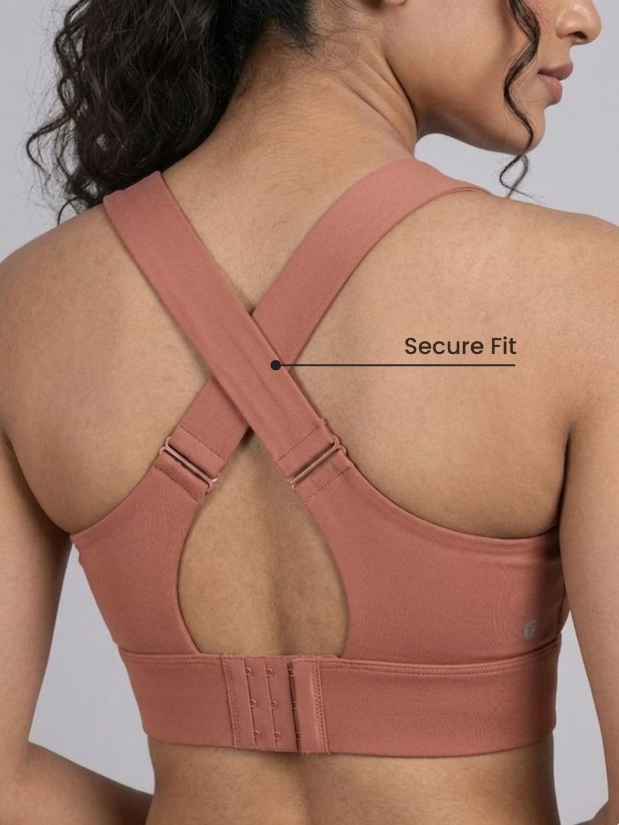 Zip Up Sports Bra with FREE Body confidence kit