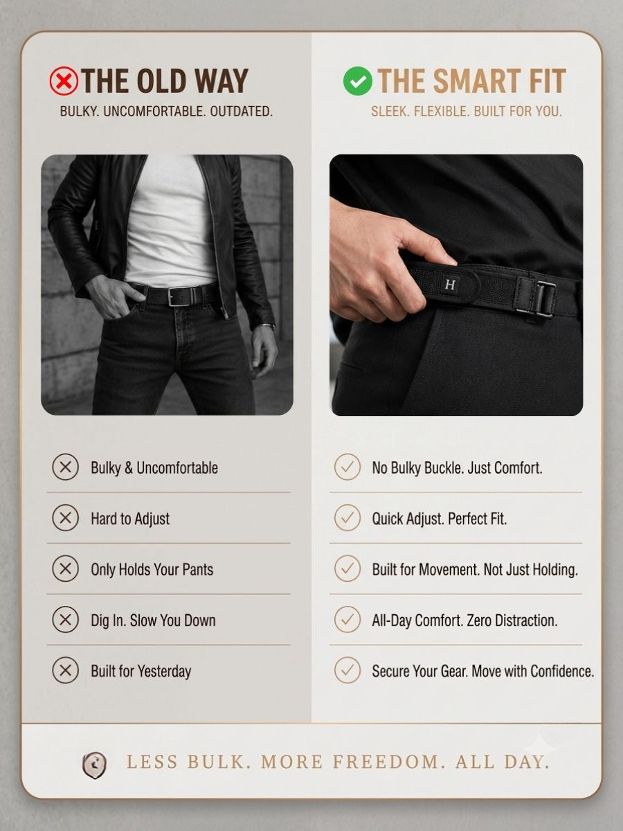 Unisex Buckle Less Belt Hook With FREE Body Confidence kit