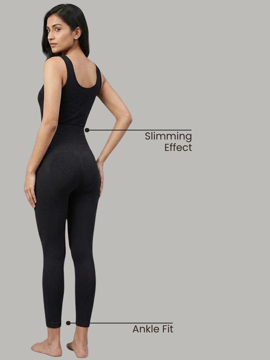 High Waist Tummy Shaping leggings with FREE Body confidence kit