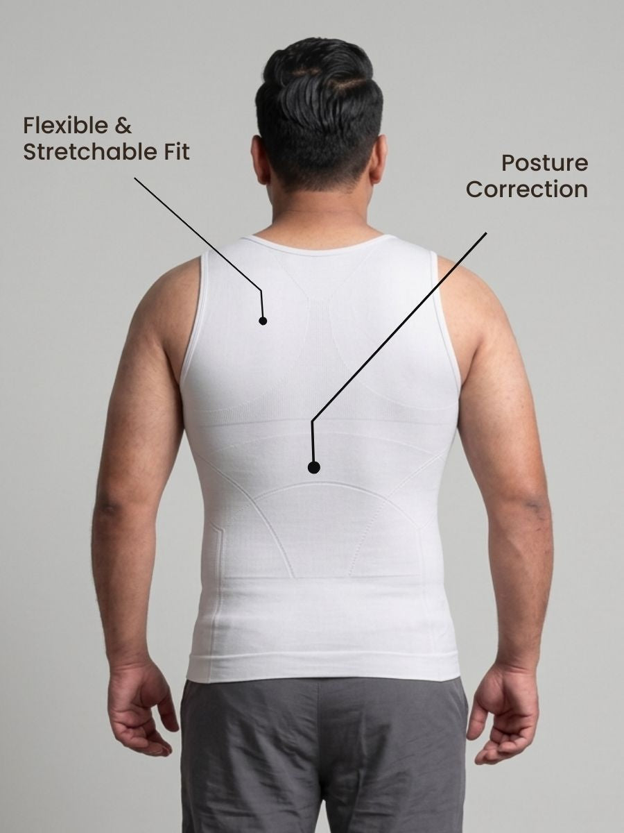 Compression Vest For Men PACK OF 2 With FREE Body Confidence Kit