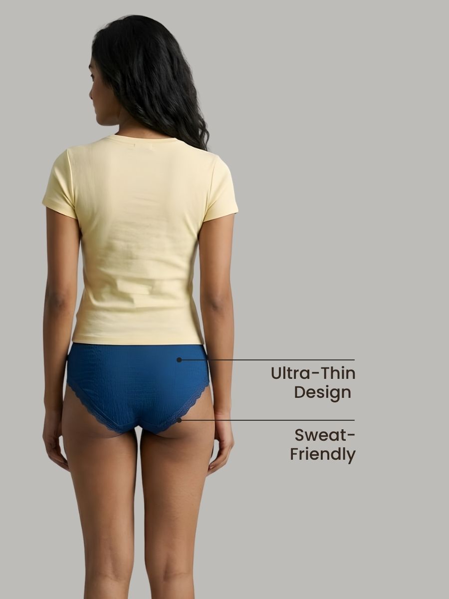 Sweat Absorbing Seamless Designer underwear Pack Of 3 with FREE Body confidence kit