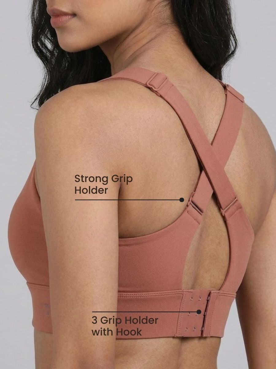 Zip Up Sports Bra with FREE Body confidence kit