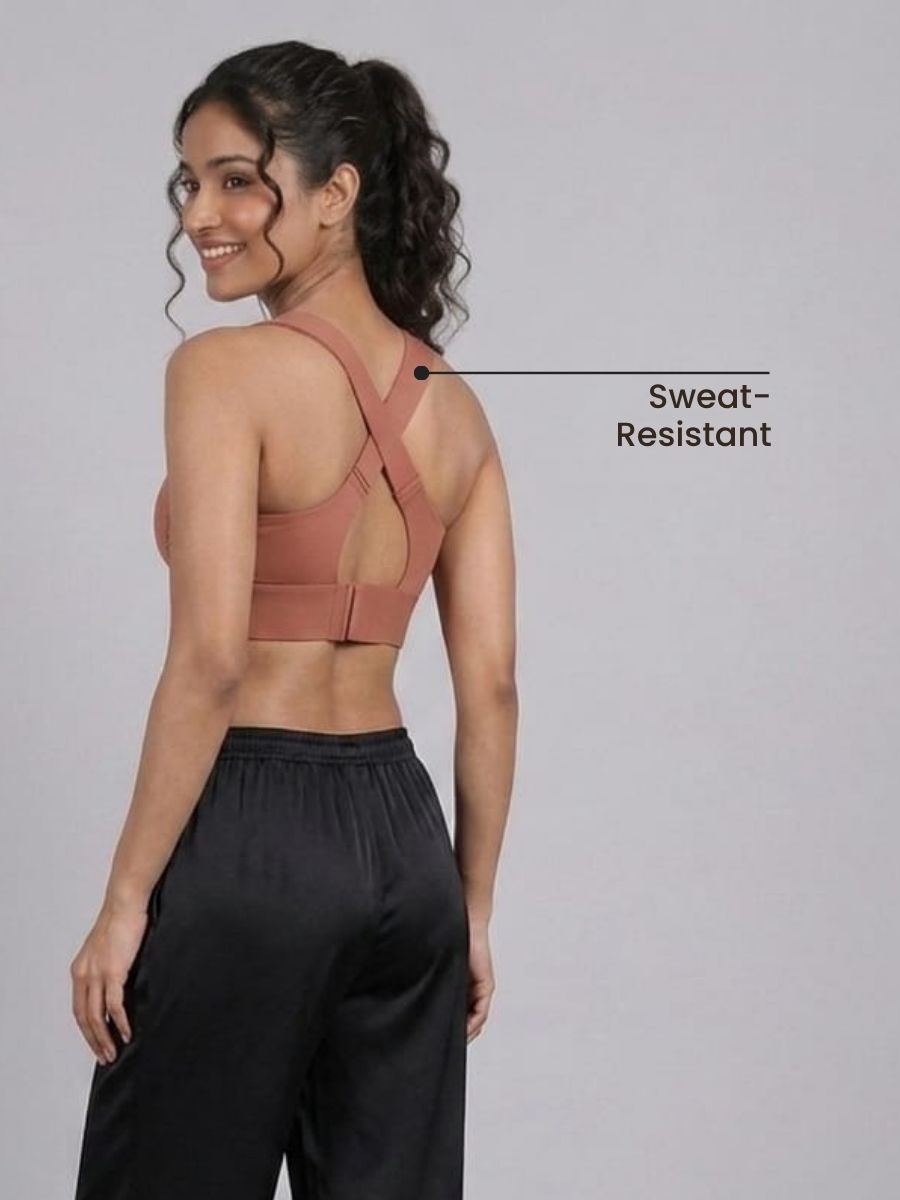 Zip Up Sports Bra with FREE Body confidence kit