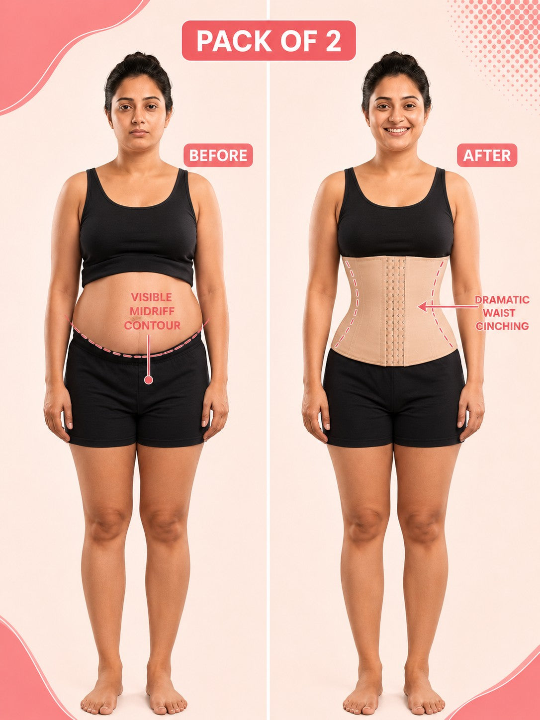 Pack Of 2 ShapdUp™ Sculpt Wrap With FREE Body Confidence Kit - Reduce Tummy in 15 Days Of Regular Use