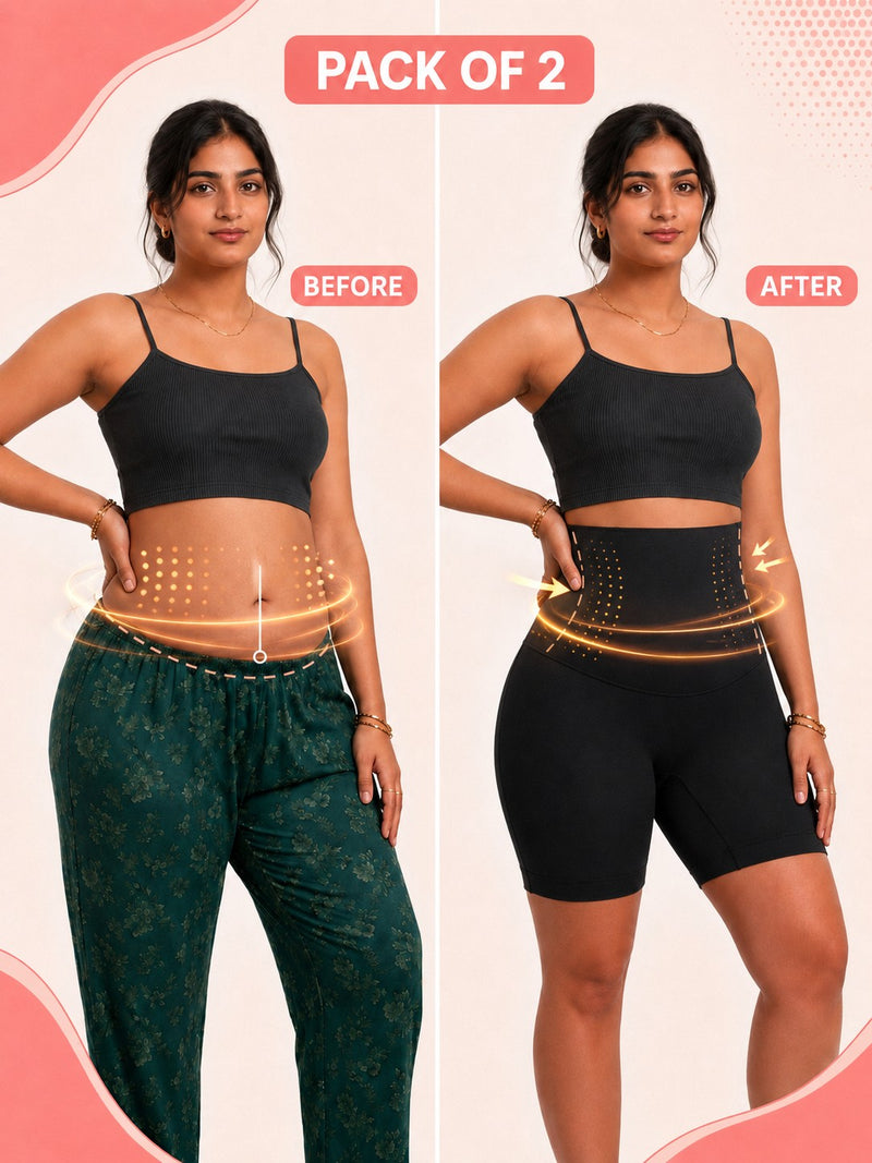 Sculpting Imported Korean Fabric Waist Reduction Everyday Tummy Shaper With FREE Body Confidence Kit